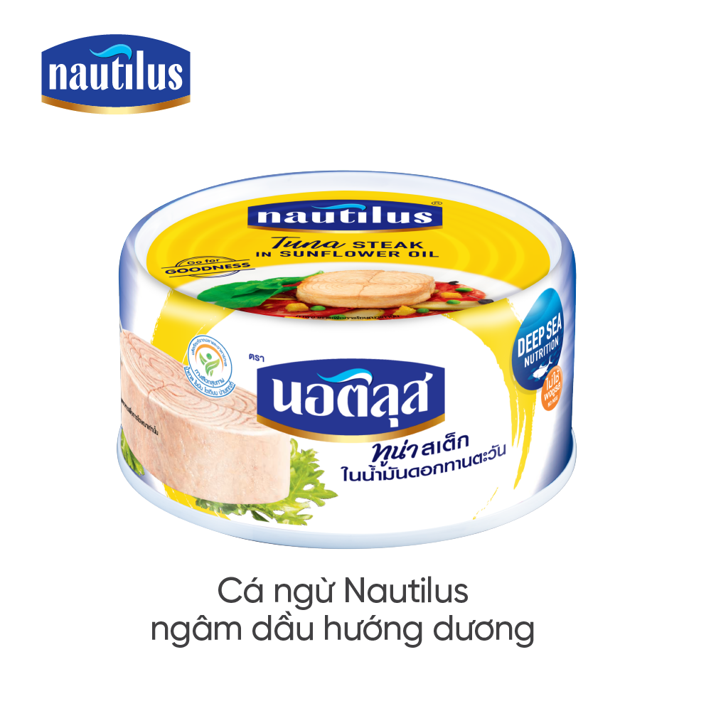 Mua 1 Tặng 1 | Cá Ngừ Nautilus xắt khúc ngâm dầu hướng dương Tặng 1 hộp bánh quy phết cá ngừ vị bất kì - Image 3